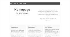 Desktop Screenshot of andre-kraut.de